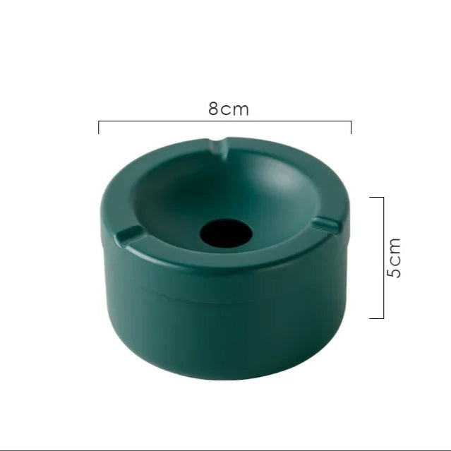 Cendrier Rond en Acier Inoxydable Nexima