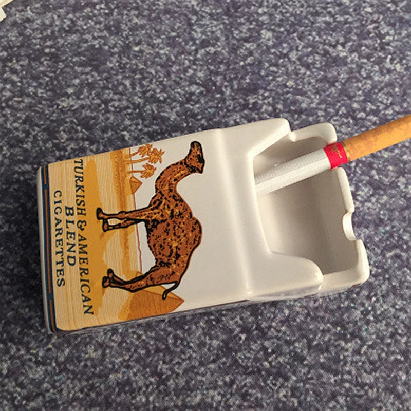 Cendrier en céramique design étui Camel Nexima