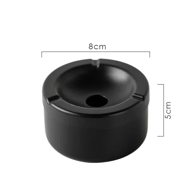 Cendrier Rond en Acier Inoxydable Nexima