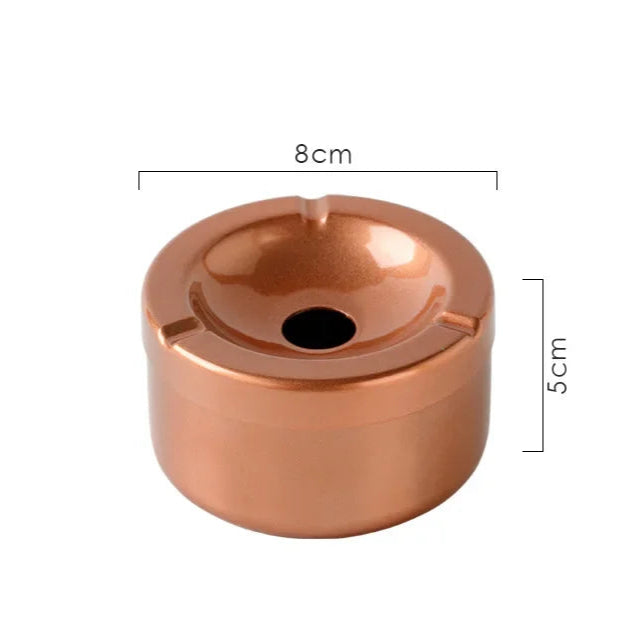 Cendrier Rond en Acier Inoxydable Nexima