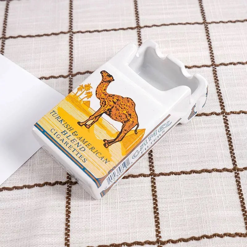 Cendrier en céramique design étui Camel Nexima