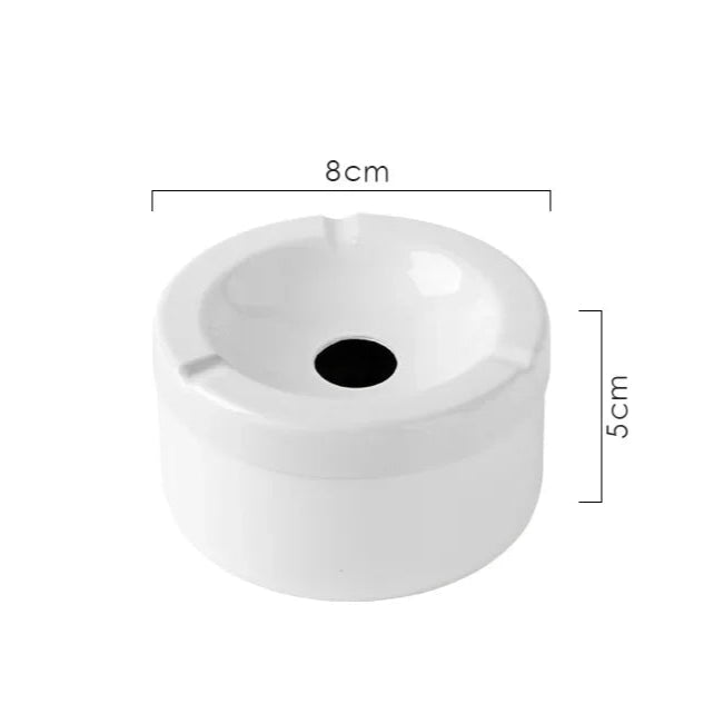 Cendrier Rond en Acier Inoxydable Nexima