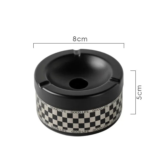 Cendrier Rond en Acier Inoxydable Nexima