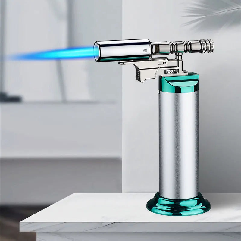 Briquet Torche Puissant â Flamme Bleue Anti-Vent Rechargeable Nexima