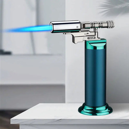 Briquet Torche Puissant – Flamme Bleue Anti-Vent Rechargeable Nexima