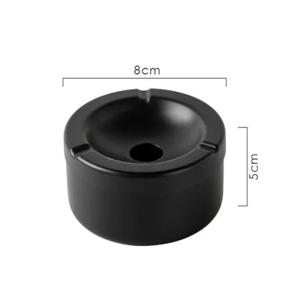Cendrier Rond en Acier Inoxydable Nexima