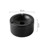 Cendrier Rond en Acier Inoxydable Nexima