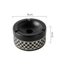 Cendrier Rond en Acier Inoxydable Nexima